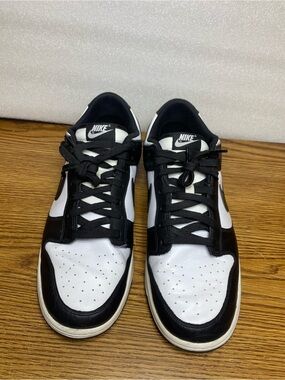 Men's Nike Dunk Low Retro "Panda" White/Black-White DD1391-100 Sneakers Size 12